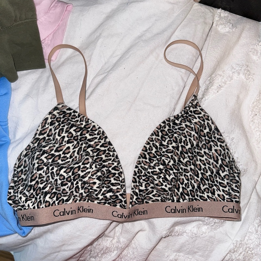 Cheetah Print Calvin Klein bralette